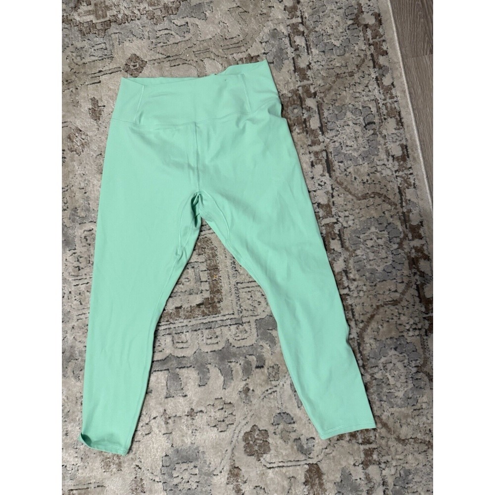 FREE PEOPLE FP MOVEMENT Good Karma‎ Leggings In xl Green